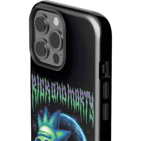 Adult Swim Rick and Morty Neon Skulls iPhone 15 Pro Max Impact Case